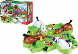 Geschicklichkeits-Brettspiel HUNGRIGE TIERCHEN – Bauernhof und Kügelchen