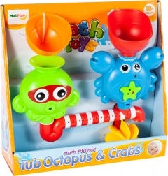 Bade-Spielzeug Oktopus und Krabbe