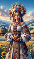 Diamantmalerei – Mädchen mit Sonnenblumen 30 × 40 cm