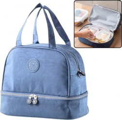 Isolierende Thermotasche für Mittagessen blau