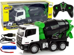Ferngesteuerter Betonmischer 1:18 Schwarz Huina