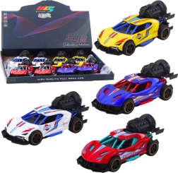 Sportliches Spielzeugauto mit Licht-, Sound- und Raucheffekten 1:36