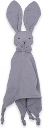 Musselin-Schmusetuch NEW BABY Rabbit grau