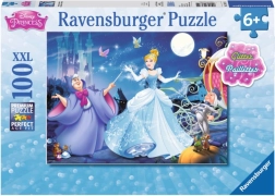 Glitzerndes Puzzle Aschenputtel XXL 100 Teile