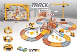Eisenbahnstrecke mit 2 Brücken, 273 Teilen (1 Auto)