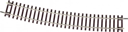 Roco Line Gebogene Schiene mit Holzbrettern