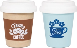 Le Toy Van Kaffee und Tee zum Mitnehmen – Holzset mit 2 Bechern