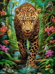 Puzzle Leopard in der Wildnis von Castorland, 2000 Teile
