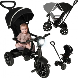 Trike Fix Elite Kinder-Dreirad mit Kinderwagenfunktion 2in1 Schwarz