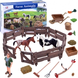 Set aus Pferdefiguren für den Bauernhof – Pferde