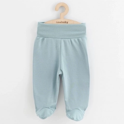 Baby-Halbfußhose New Baby Classic II, dunkel mintgrün, Gr. 80 (9–12 Monate)