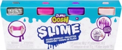 ZURU OOSH Slime – Set mit kleinen Tuben, 4er‑Pack, glitzernde Farben