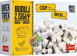 Trefl Brick Trick Packung weiße Ziegel, Mix 70 Stk