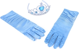 Prinzessinnen-Set – Handschuhe mit Krone