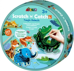 Kratzel-Spiel – Dschungeltiere Scratch 'n' Catch