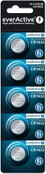 Lithiumbatterie EverActive CR1632 - 5 Stück im Blister