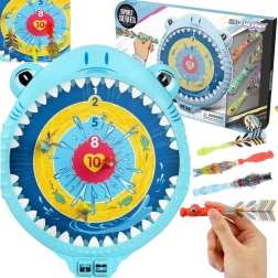 Spielset magnetische Darts Fröhlicher Hai