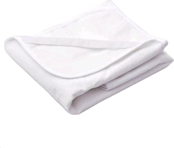Frottee-Wasserdichte Unterlage NEW BABY 50 × 70 Weiß
