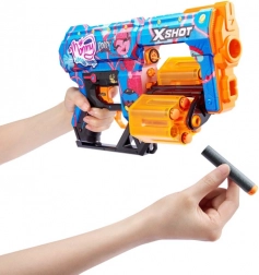 X-Shot Skins Dread Poppy Playtime – Kinder-Schaumstoffblaster für 12 Pfeile