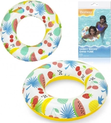 Bestway aufblasbarer Schwimmring mit Obstmotiv 61 cm – Gelb
