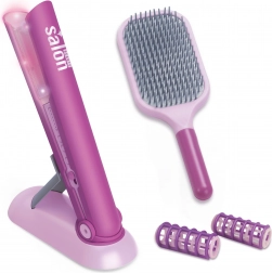 Kinder-Haarglätter mit Zubehörset 19 cm