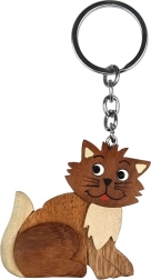 2Kids Toys Holz-Schlüsselanhänger Katze (groß)