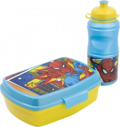 Kinder-Essensset 2-in-1 SPIDERMAN – Trinkflasche 380 ml und Brotdose