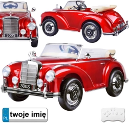 Elektrisches Kinderauto MERCEDES 300S mit Lack, Radio und Fernbedienung