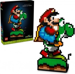 LEGO-Figuren Super Mario und Yoshi