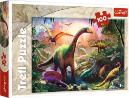 Puzzle Dinosaurier 100 Teile – Welt der Dinosaurier Trefl