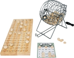 Bingo-Spiel aus Holz