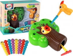 Magnetisches Geschicklichkeitsspiel – Fang den Wurm und füttere den Vogel