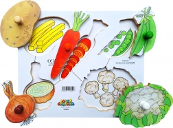 Just Jigsaws Holzpuzzle Schälen und Schneiden – 6 Teile