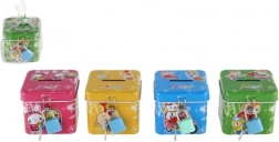 Kinderblechspardose mit Schloss