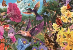 Puzzle Welt der Kolibris und Schmetterlinge 200 Teile