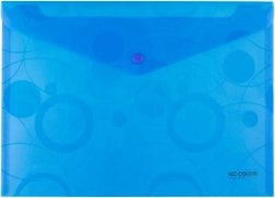 Briefumschlag Psaníčko mit Druckknopf A5 Neo Colori blau