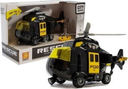 Rettungshubschrauber mit Batteriebetrieb, Lichtern und Geräuschen