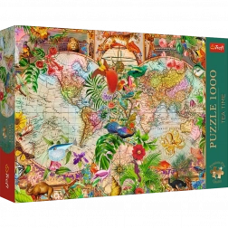 Trefl Puzzle Tea Time: Antike Weltkarte 1000 Teile