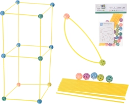 Kreatives Bauset  Rohrstangen zur Herstellung von Zelten und Bauten, 75 Teile