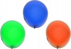 Aufblasbare Ballons 26 cm - Set 10 Stk., metallisch