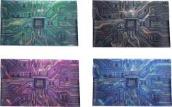 Kunststoffmappe mit Druckknopf Future Ready – Motiv Hauptplatine, A4+