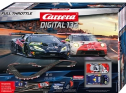 Carrera Digital 132 Full Throttle Autorennbahn 8 m