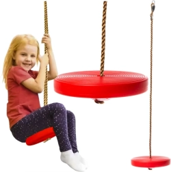 Runde Plastikschaukel für den Garten