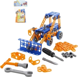 Baukasten junger Ingenieur Traktor mit Lader