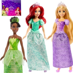 Mattel Disney Prinzessinnen Set mit 3 Puppen: Arielle, Tiana, Rapunzel