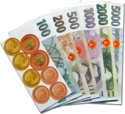 Spielgeld Tschechische Kronen