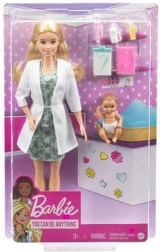 Barbie-Puppe als Kinderärztin mit Baby