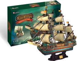 3D‑Puzzle Segelschiff San Felipe – 248 Teile