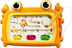 Magnetische Montessori-Tafel Labyrinth Krabbe orange WOOPIE