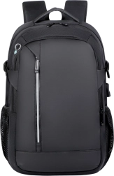 Stadt-Rucksack mit USB, Laptopfach und reflektierenden Elementen 16L 45cm